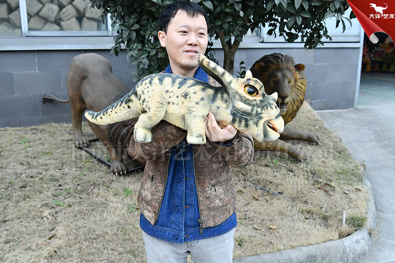 恐龍手偶,仿真小恐龍手偶