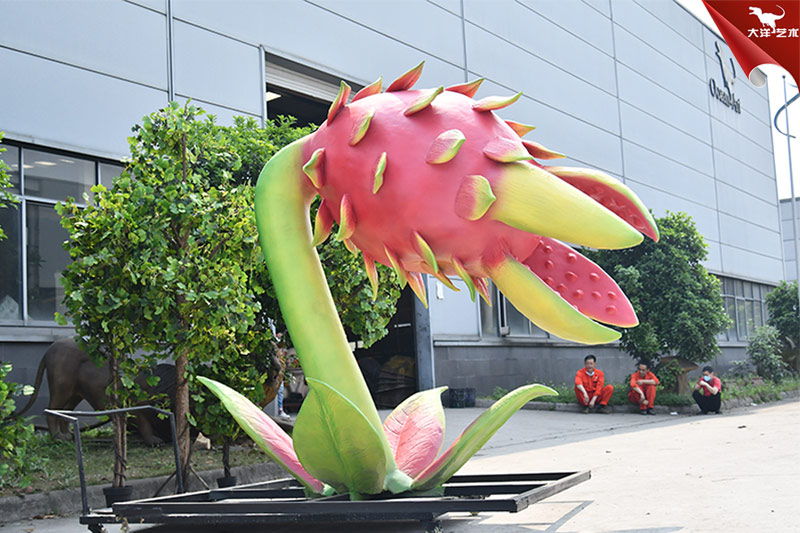 食人花,仿真火龍果,大型植物模型制作